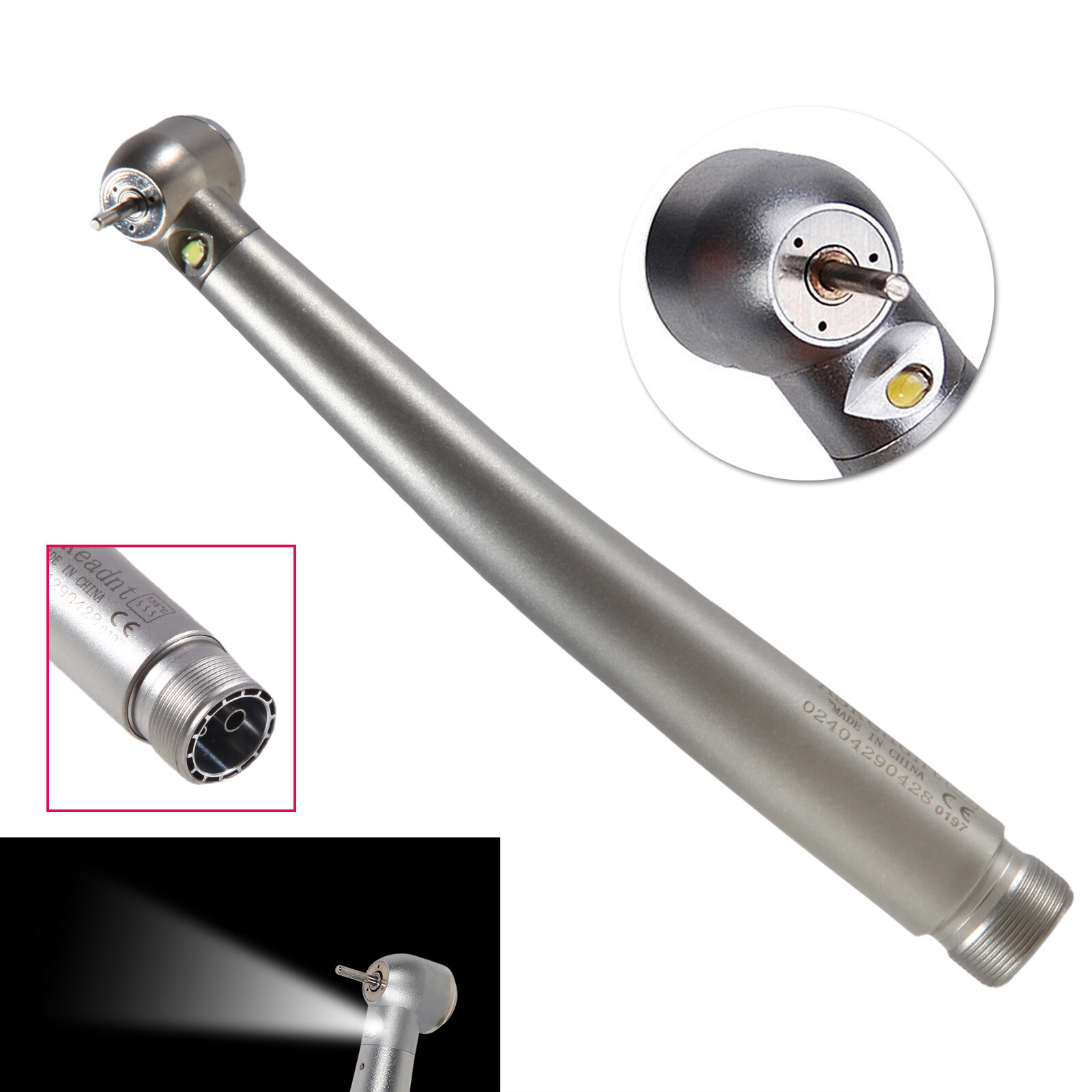 2 Fit Kavo LED High Speed Handpieces +1 Low Speed Latch Oral Kit 2 Hole US STOCK