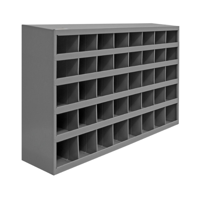Metal 40 Hole Storage Bolt Bin Cabinet Compartment Nuts Bolts Fasteners Screws