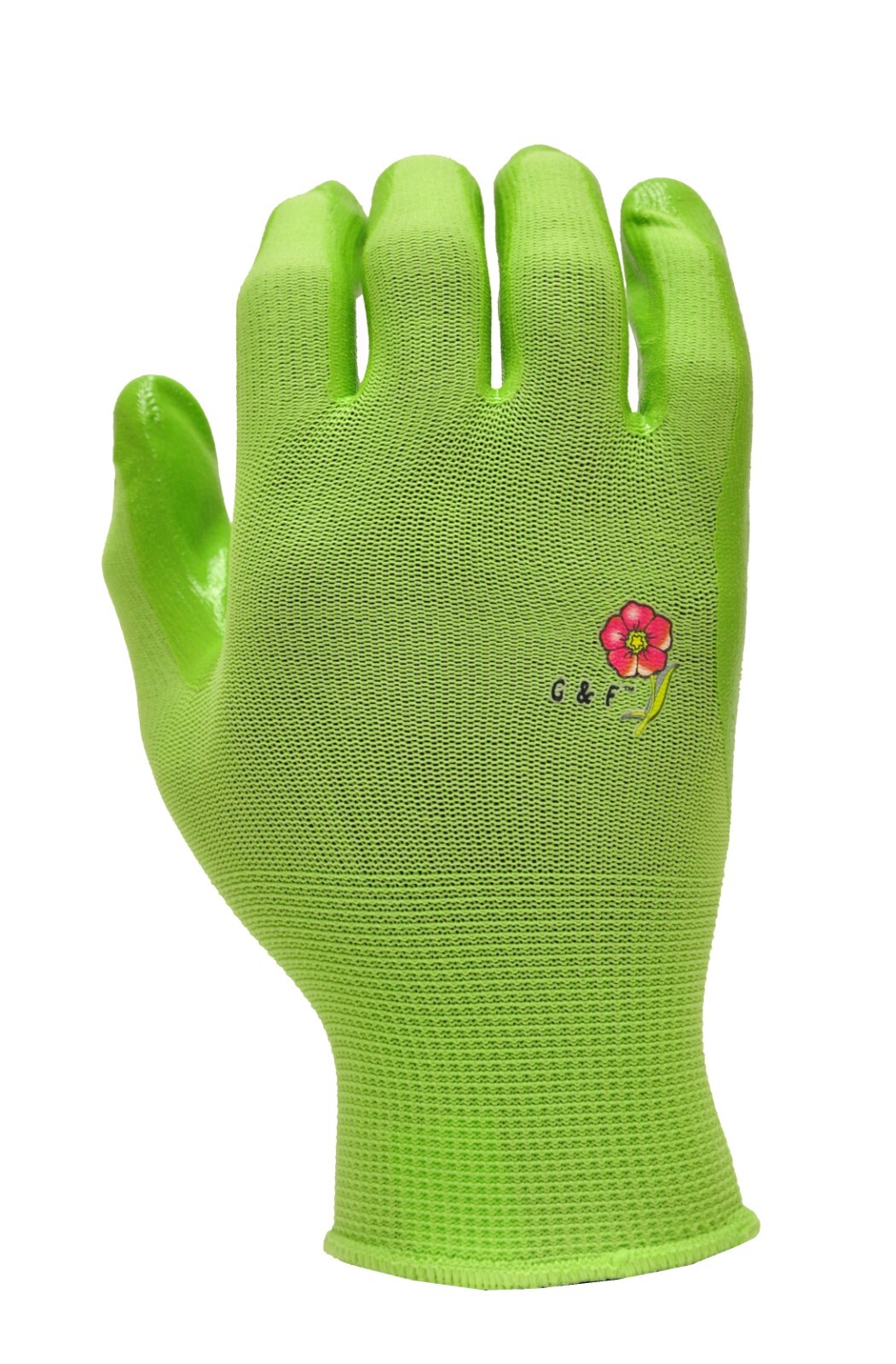G & F 1522 Women Work Garden Gloves With Micro Foam Coating Texture Grip 12 Pair