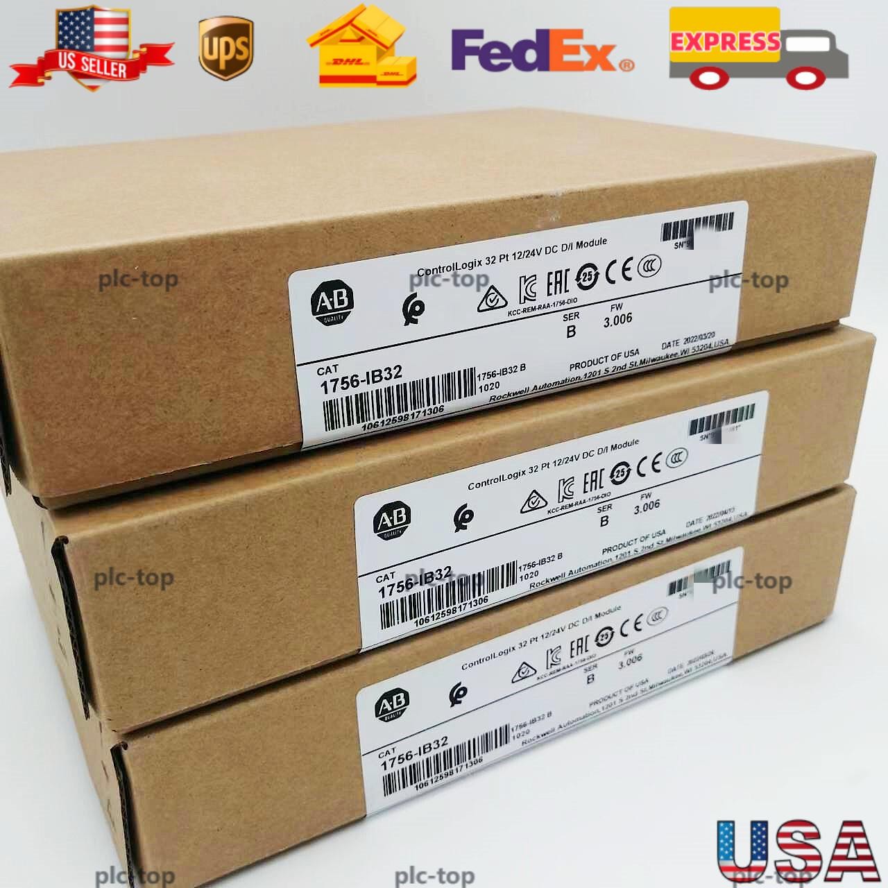 Allen-Bradley 1756-IB32 AB 1756 IB32 SERB CONTROLOGIX 32 PT DC INPUT MODULE US