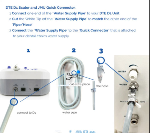 Woodpecker Original Dental DTE D1 Ultrasonic Scaler Handpiece Satelec 110V