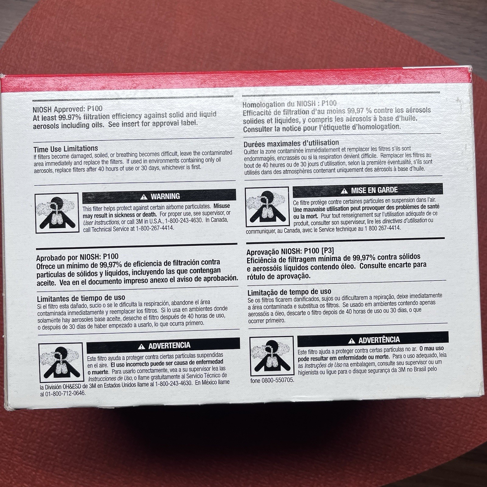 3M 7093 Respiratory Protection Particulate Filter Pack of 12