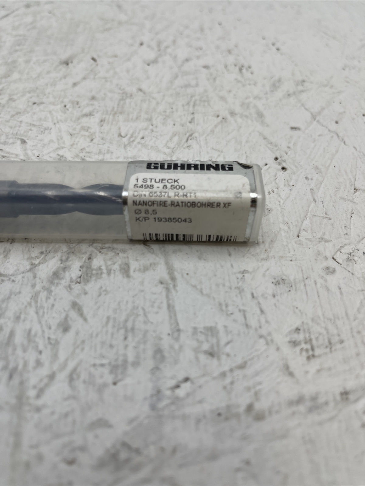 Guhring Solid Carbide Drill Bit- 5498-8.500, DIN 6537L