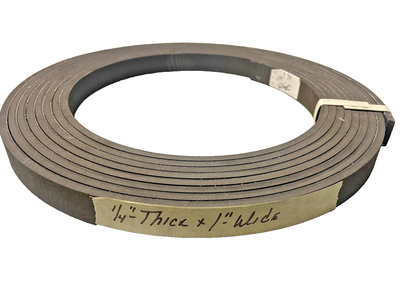 1/4″-thick x 1″ -wide flex molded wire back brake lining (sold by the foot)