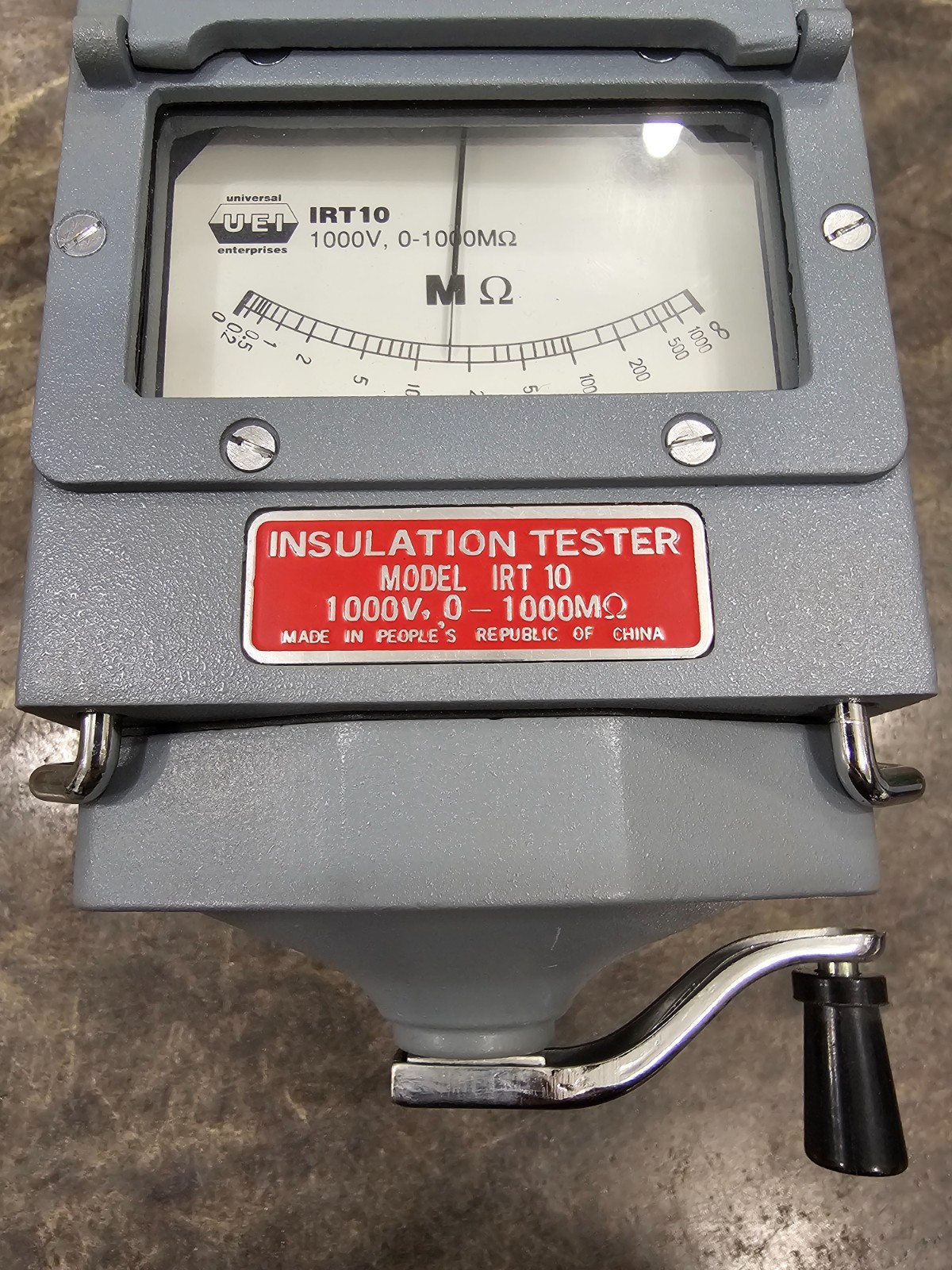 UEI IRT10 Insulation Resistant Tester 1000V 0-1000MΩ IRT 10