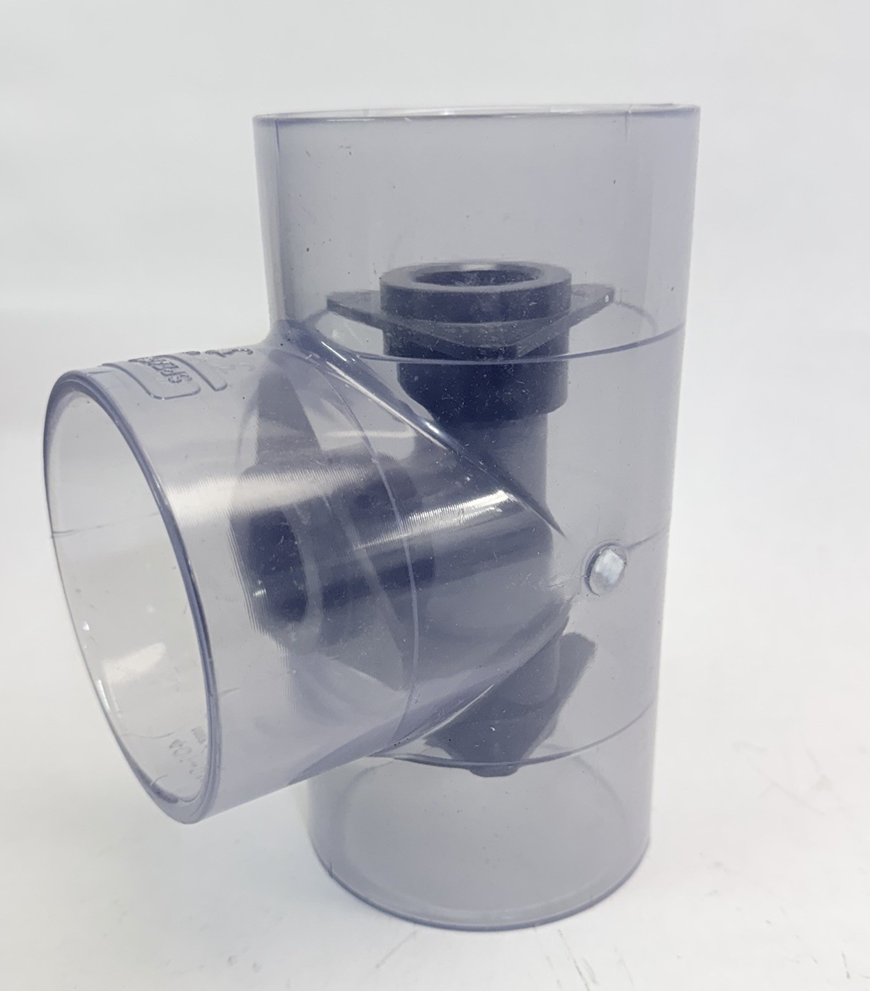 SPEARS 3″ Clear PVC Tee 401-030