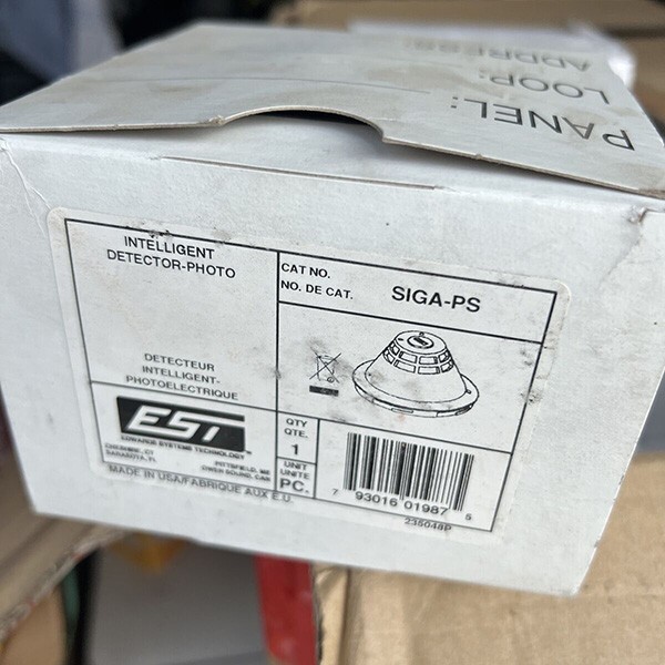 NIB! EDWARDS EST SIGA-PS PHOTOELECTRIC DETECTOR
