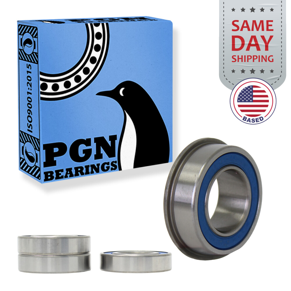 (4) 5/8″ x 1-3/8″ Flanged Ball Bearing – Lawnmower Carts Hand Trucks Wheels