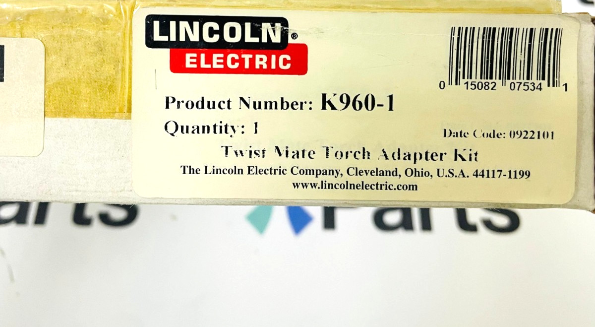 LINCOLN ELECTRIC K960-1 Torch Adapter Kit