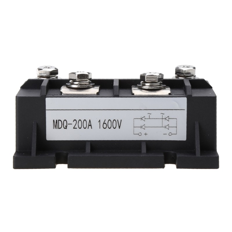 Single-Phase Diode Bridge Rectifier 200A 1600V Copper Base High Power AC to for