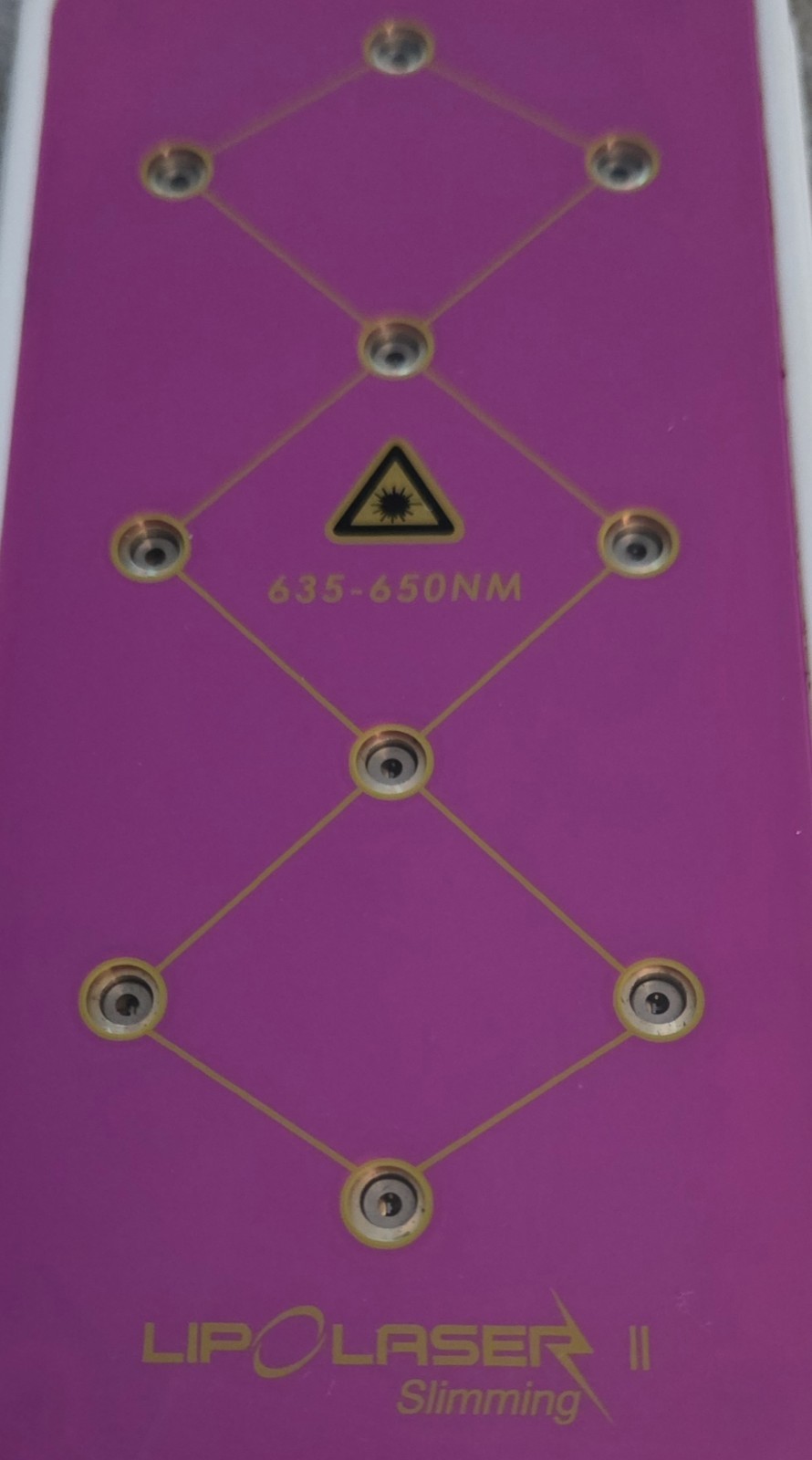 LOT Of 2 LIP O LASER II SLIMMING 635-650NM Pad – Larger 10 Diode Probe