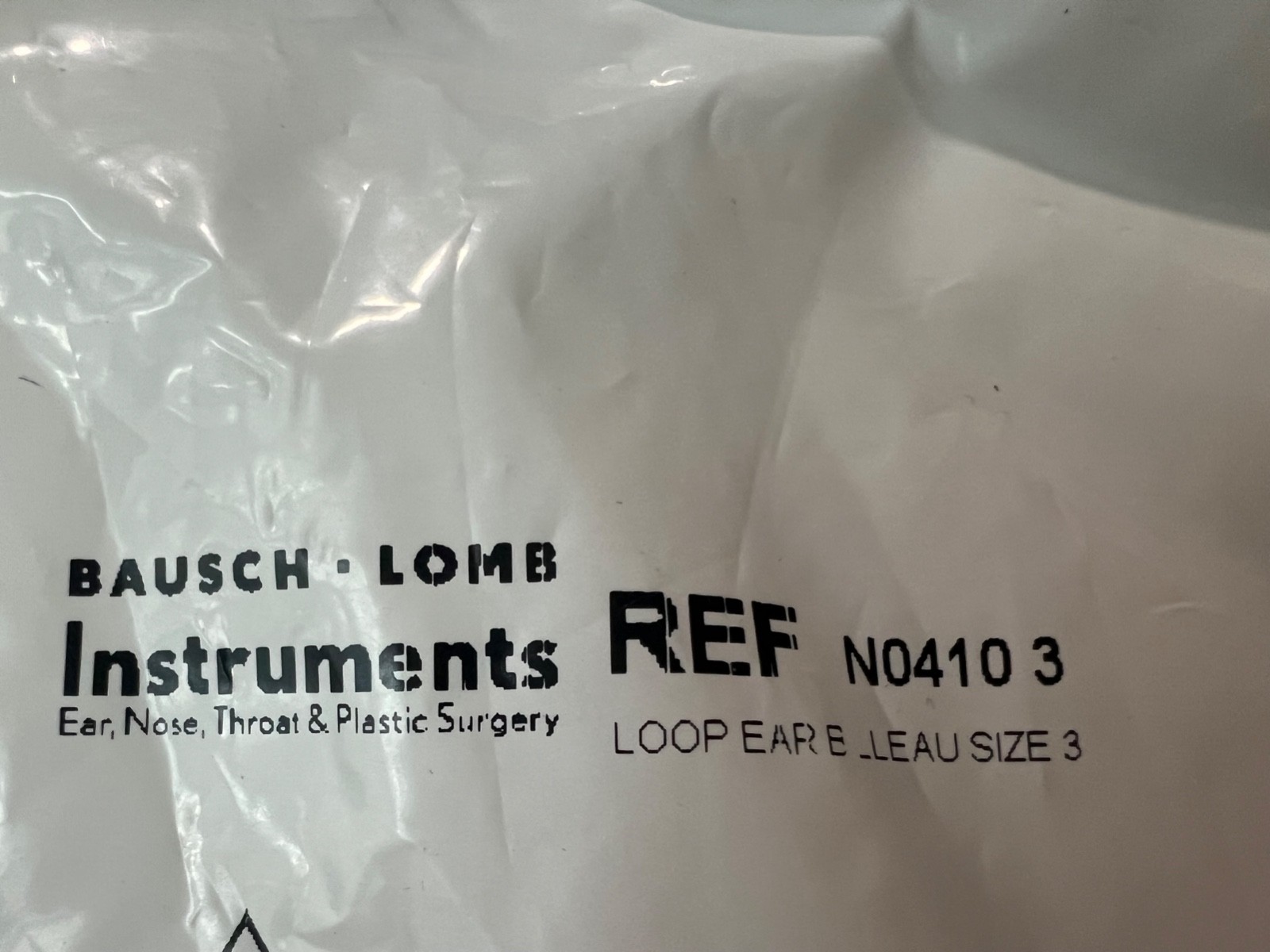 Bausch & Lomb Storz N0410 3 Billeau Ear Loop 4mm X 7mm Large 6.4″ Length
