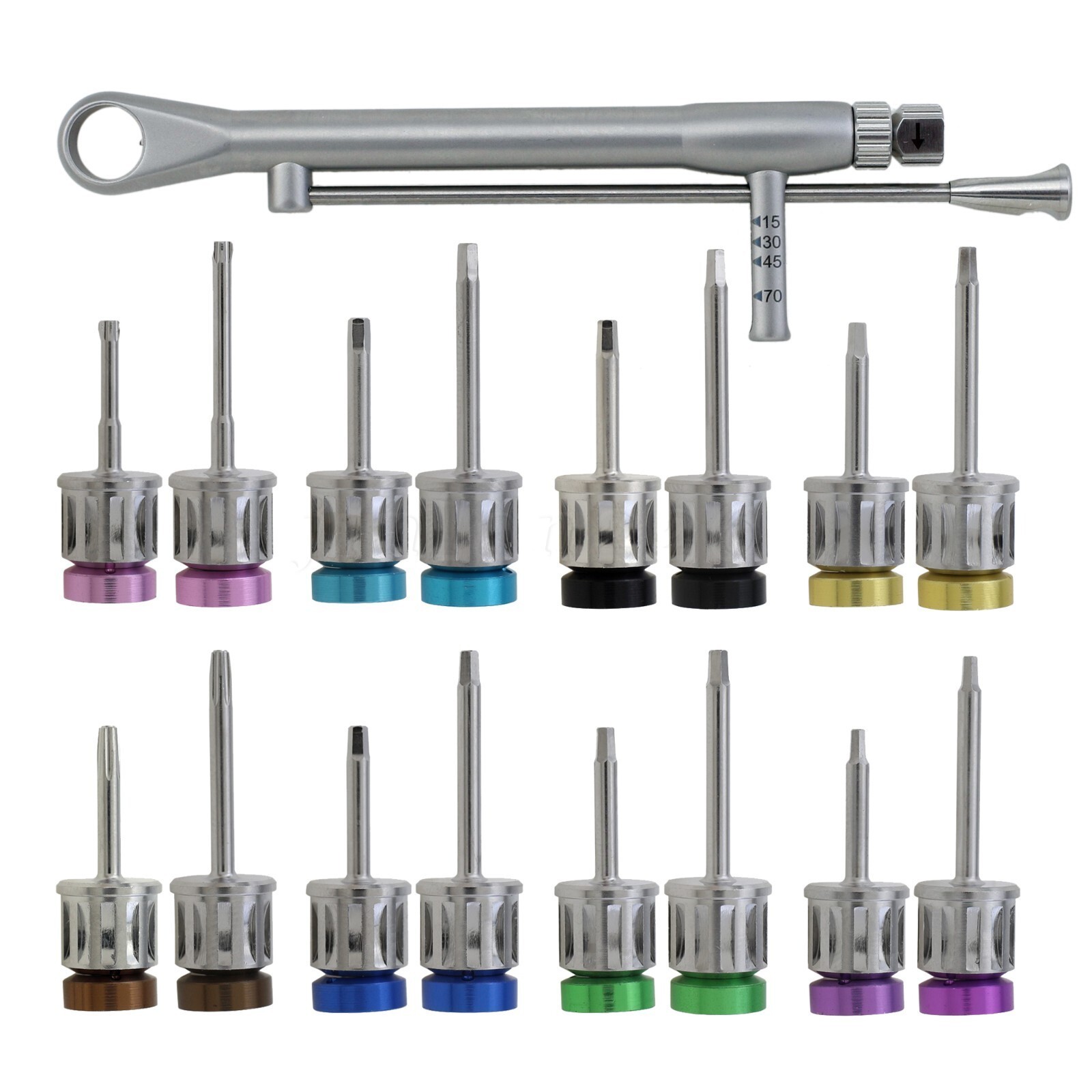 NSK Style Dental Slow Speed Contra Angle Handpiece Push FG 1.6 /CA 2.35mm Burs