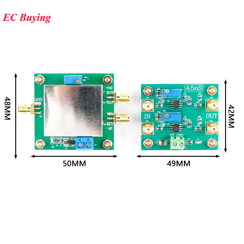 TLV3501 Voltage Comparator Sinusoidal to Square Wave TTL Level Signal Output