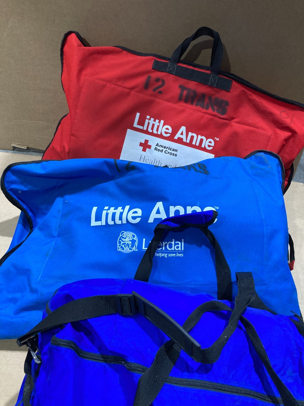Little Anne Infant and Adult/Child TPAK700 + HeartSaver CPR AS IS