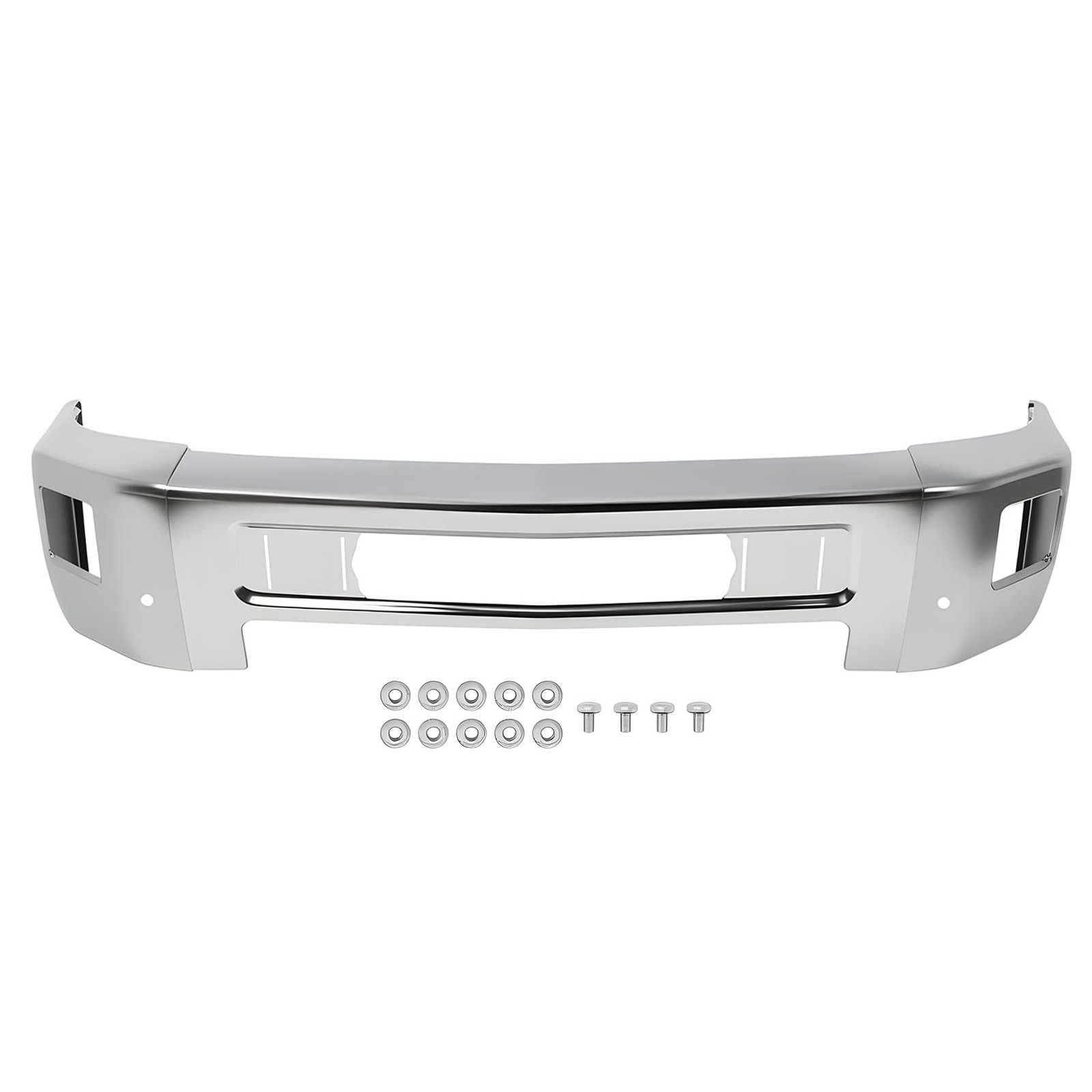 Bumper Face Bar 15-19 Silverado 2500HD 19 3500HD Fog/Park Sensor Holes 23229369