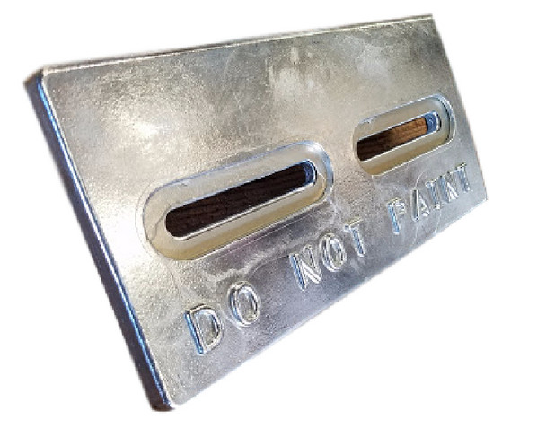 Divers Dream Plate Zinc Anode – Bolt-on .5 inch X 6 inches X 12 inches