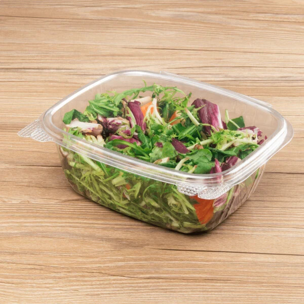 Karat 32 oz PET Plastic Hinged Deli Container – 200 ct, FP-HDC32