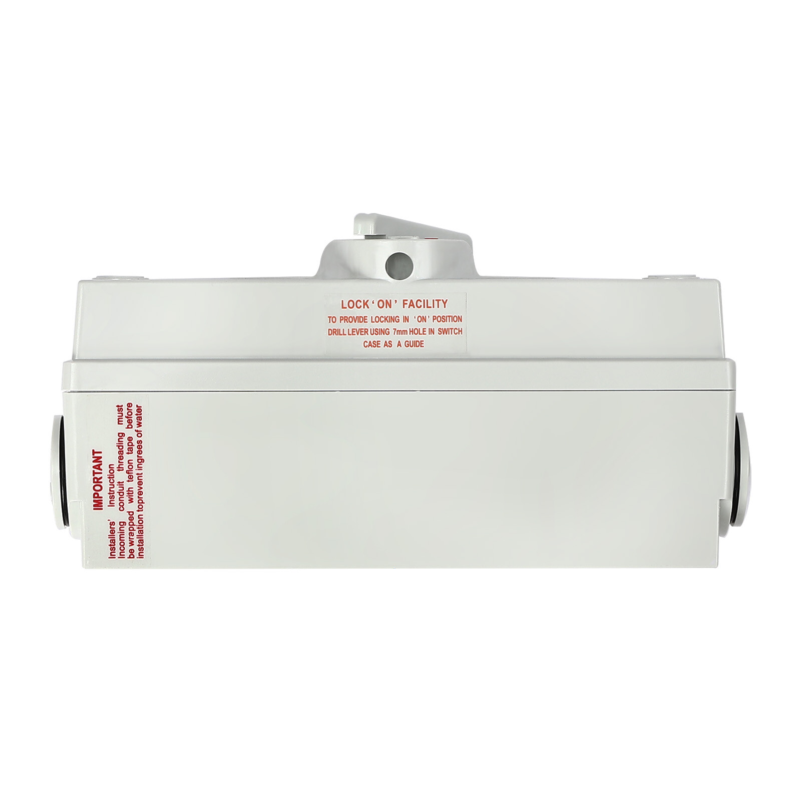35A 440V Disconnector Switch 3 Way 3 Positions Isolation Switch Waterproof?IP65