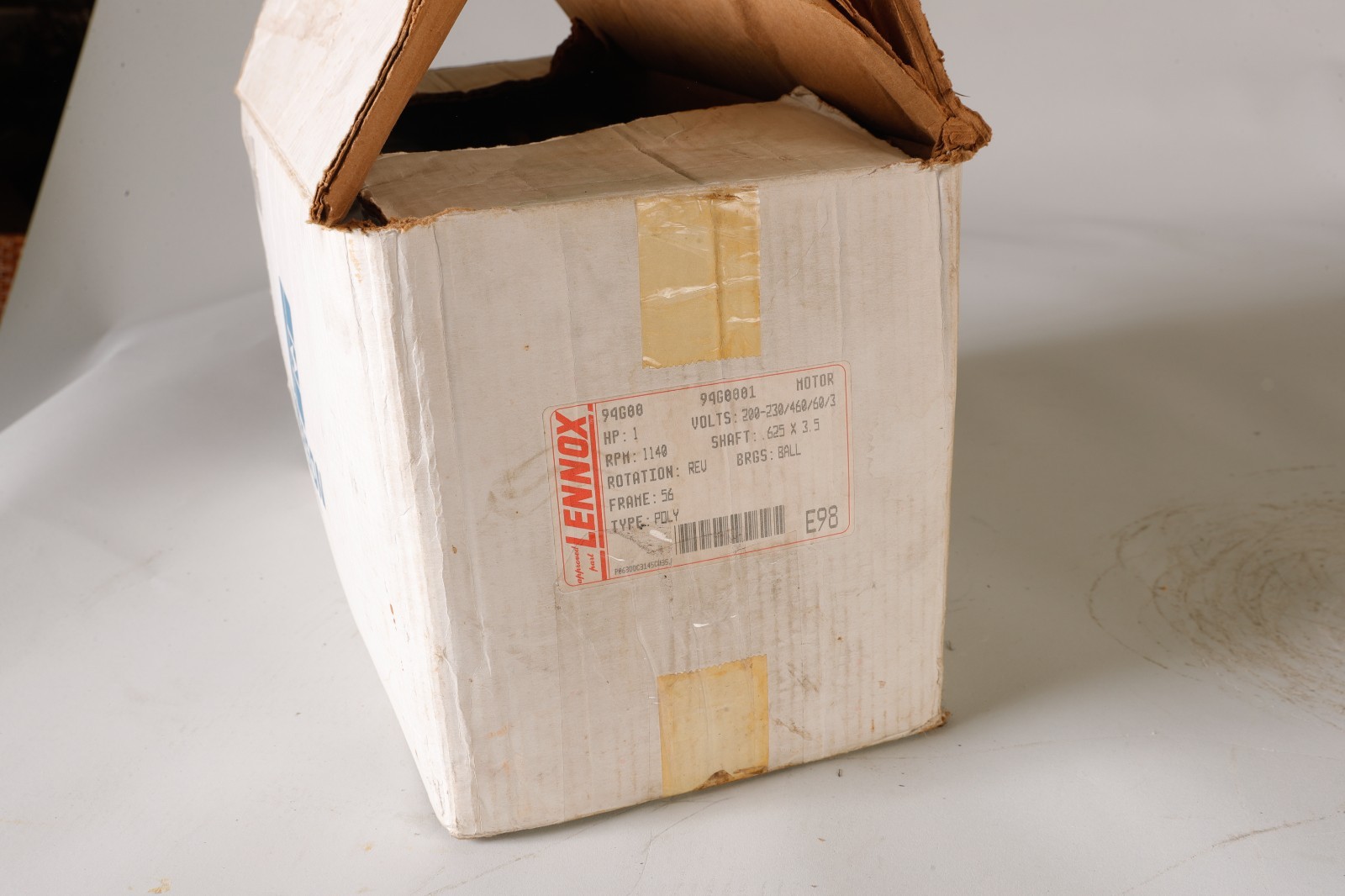 OEM Lennox 94G0001 Condenser Fan Motor 1HP 200-230/460V 3PH-open box