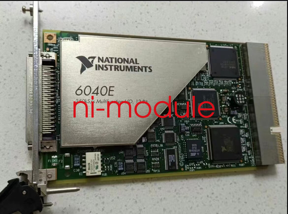 NI PXI-6040E data acquisition card, beautiful appearance,
