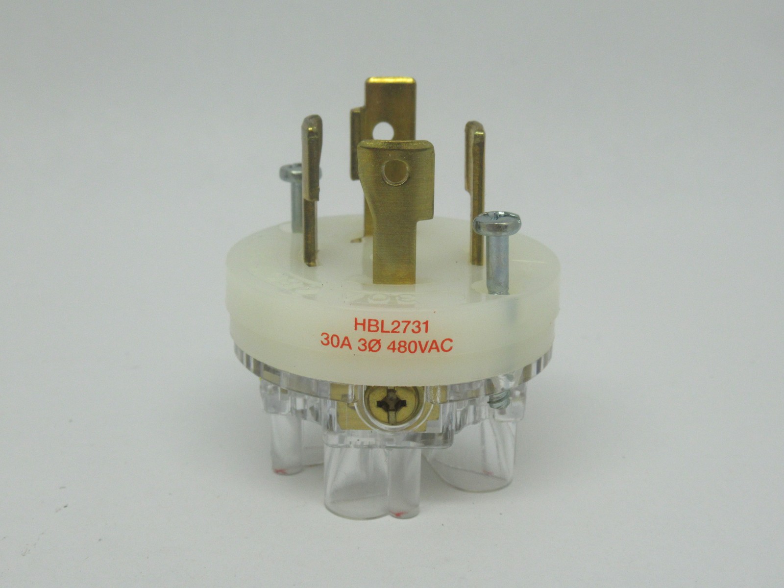 Hubbell HBL2731 Insulgrip Twistlock Plug 30A 3Ph 480VAC 3P 4W NEW