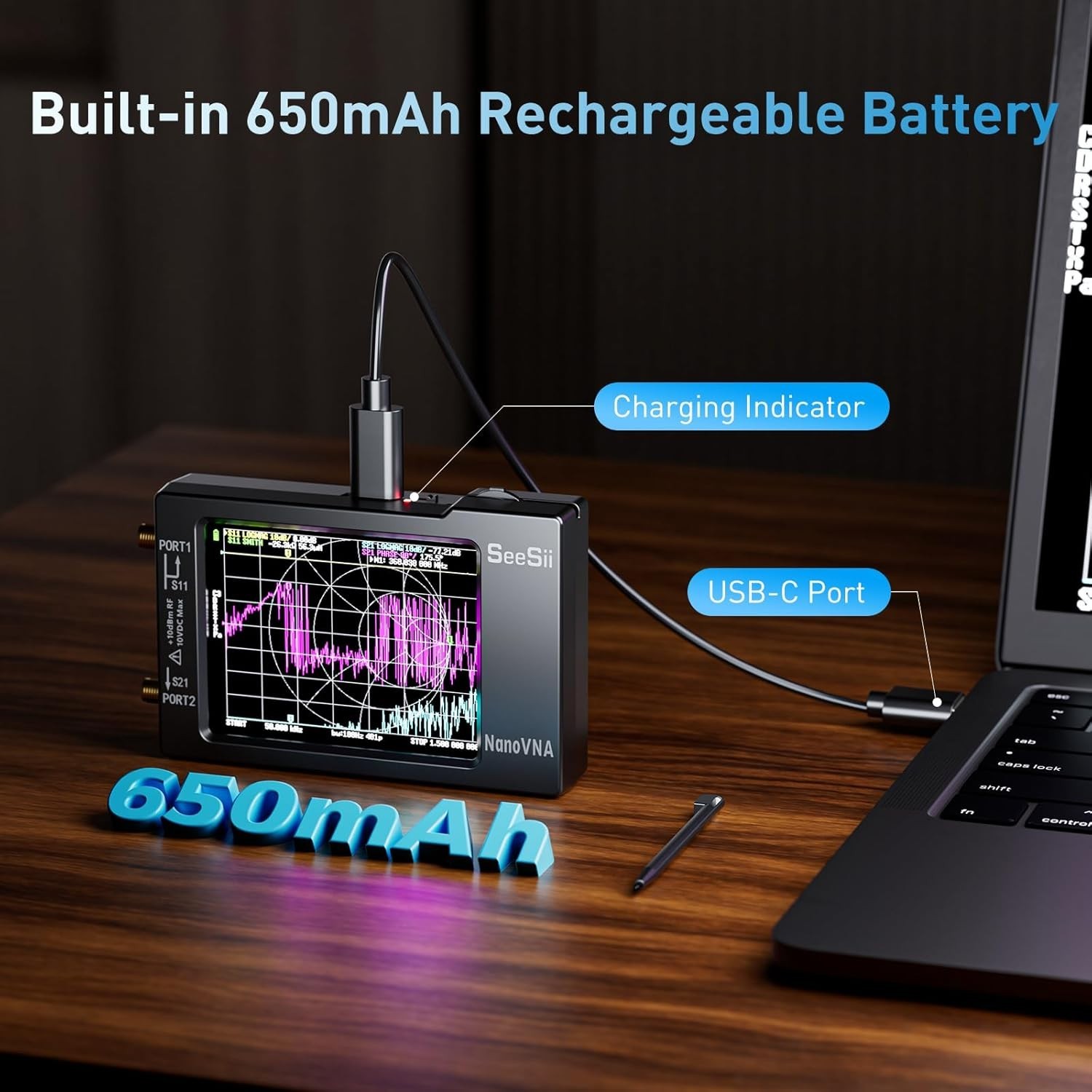 Advanced Antenna Analyzer for Engineers – 9KHz-1.5GHz with Abundant Accessories