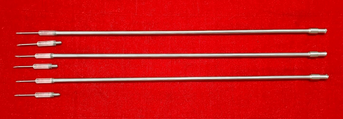 3pc-Laparoscopic Visual Vasopressor Injector Needle High Quality 3FR 30CM