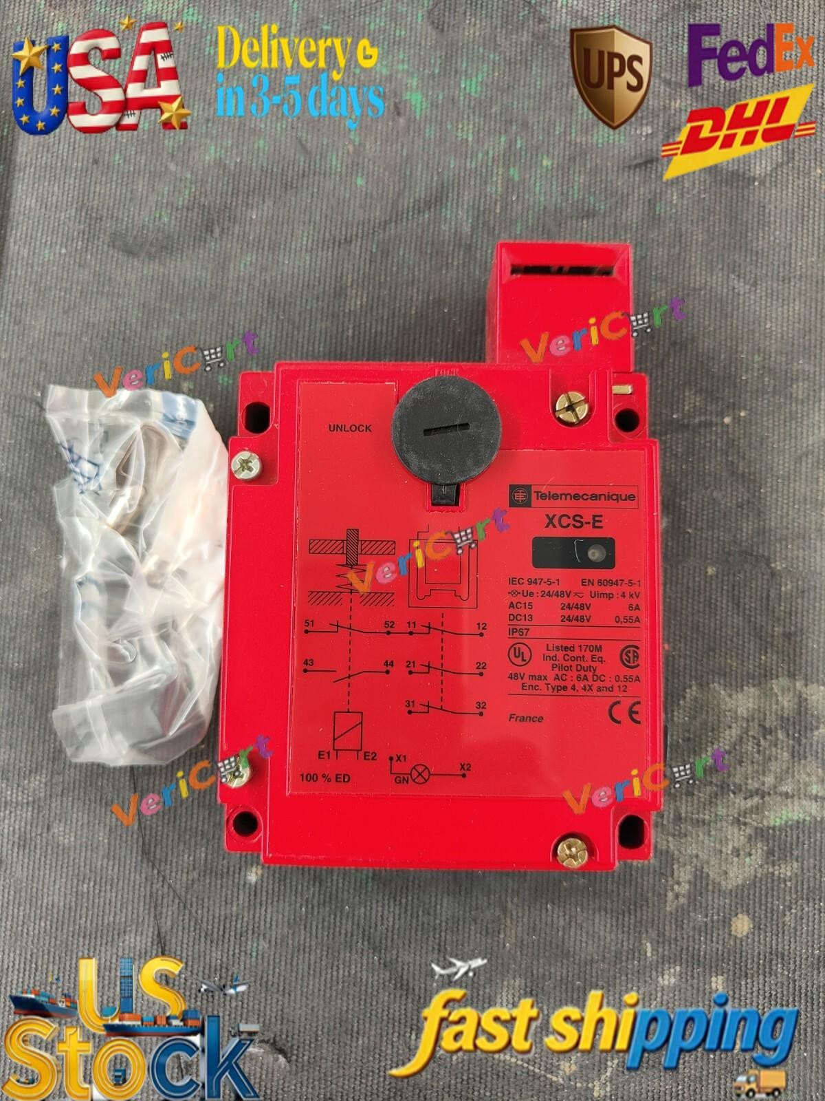 XCSE8311 safety limit switch Warranty 12 months US Free TAX