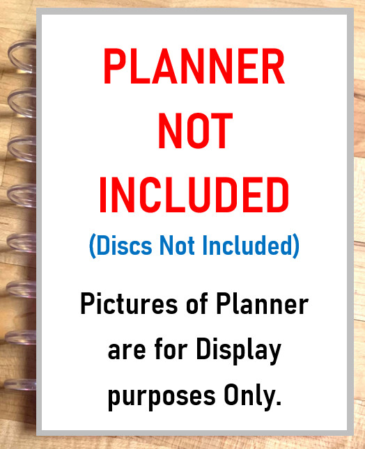 Daily Tracker DASHBOARD Insert FOR USE with the TUL/Arc (8 disc) Planner