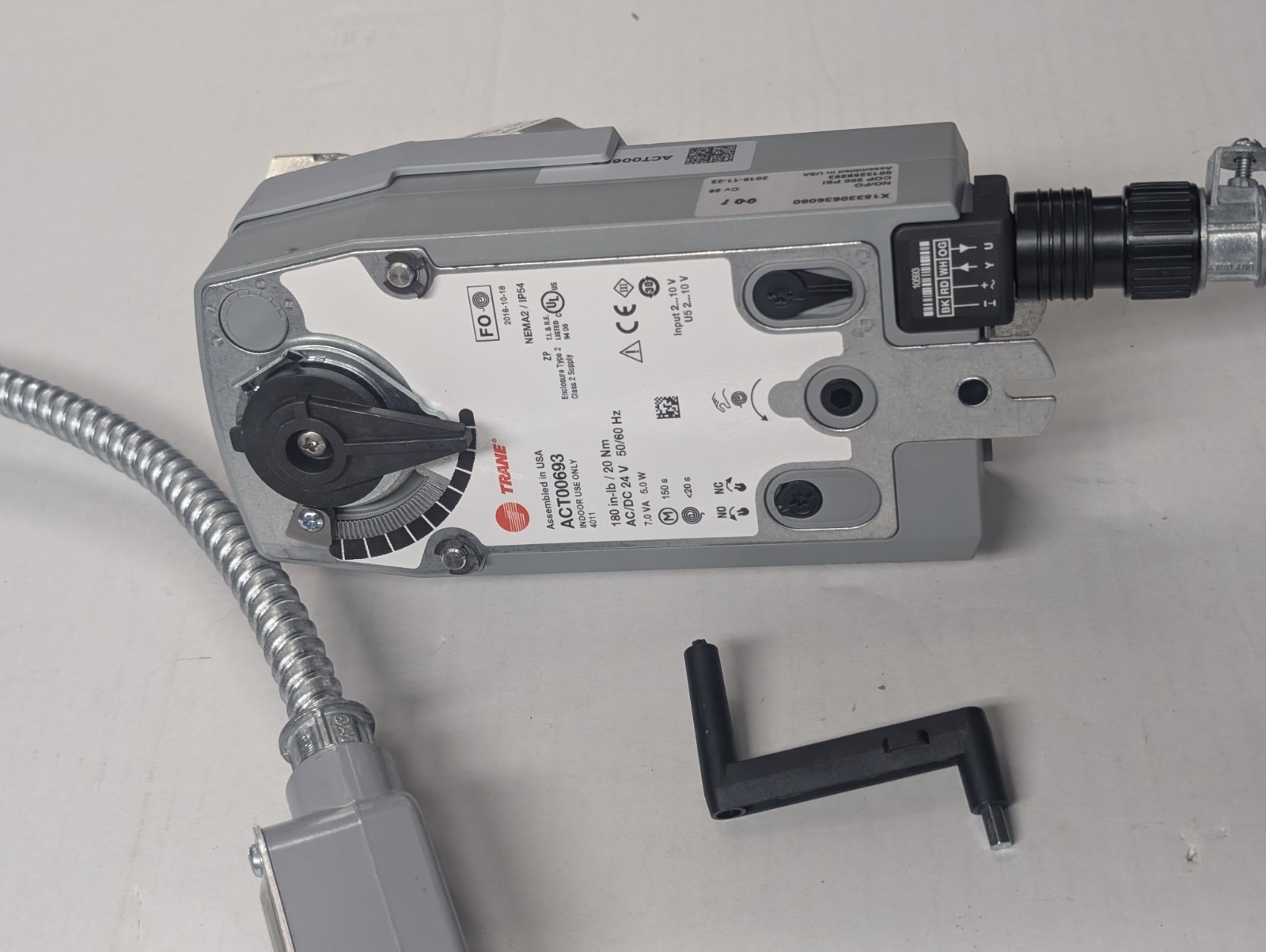Trane ACT00693 Belimo B231 Actuated Ball Valve 1-1/4″ 24V Spring Return Cv=25