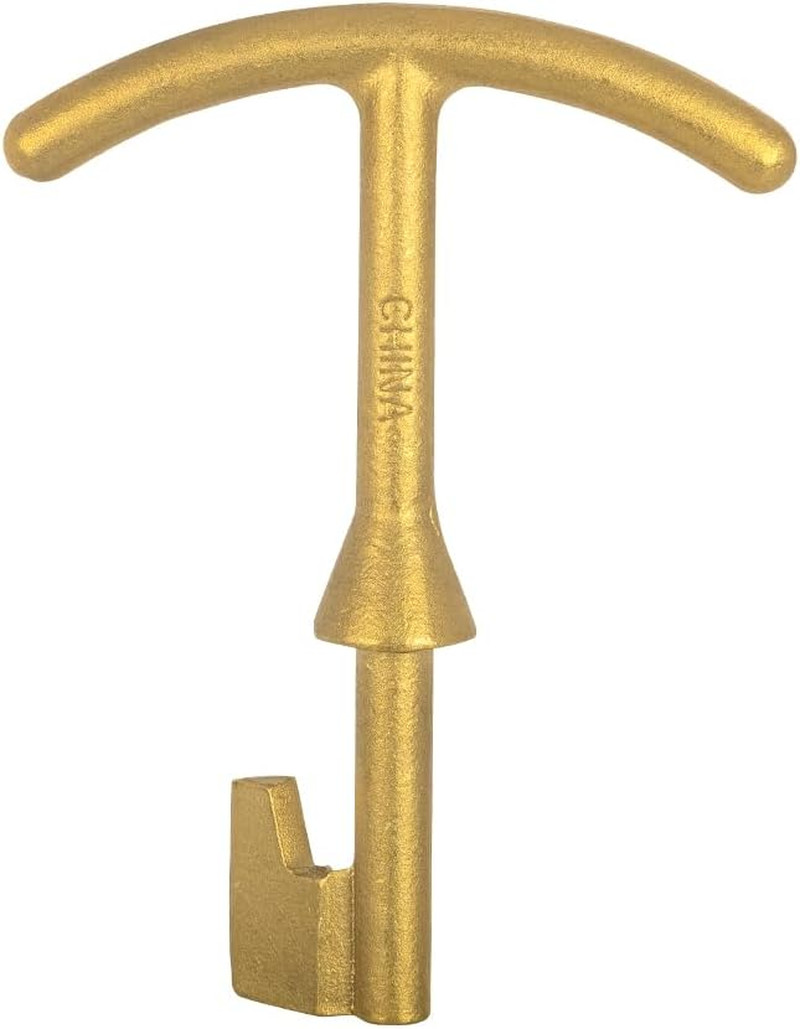 Water Meter Box Key, Brass Made, 5.5-Inch Length,(Tool034)
