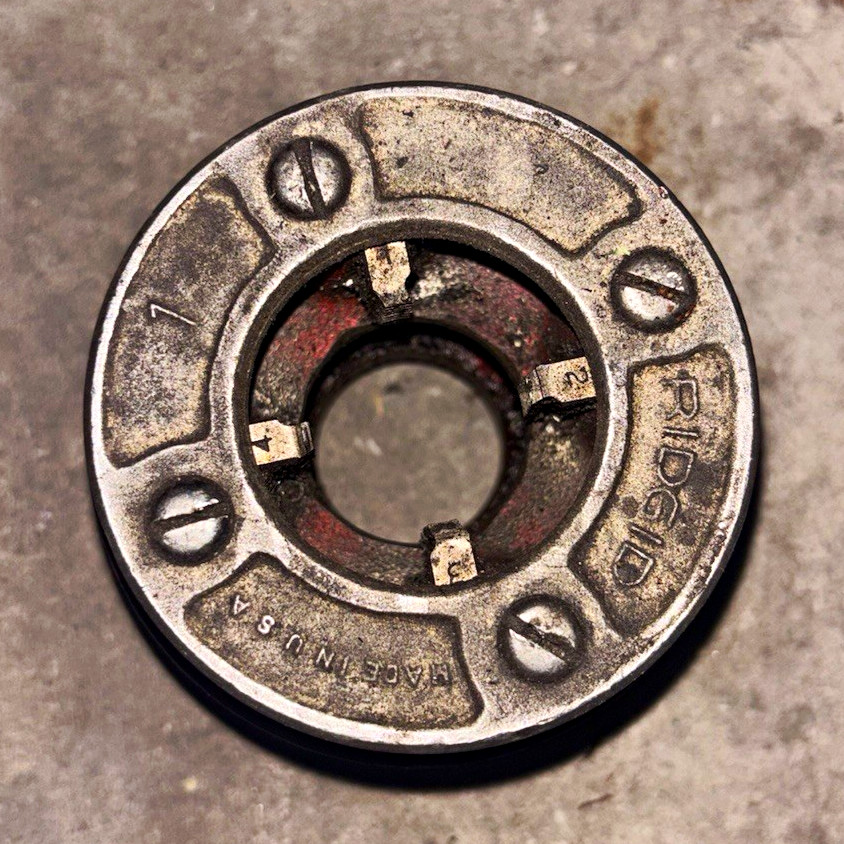 RIDGID 12R Die Head Pipe Threader w/ Pipe Die 1/2″ NPT Right Hand