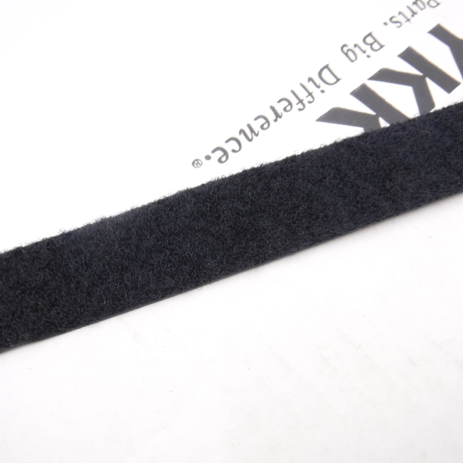50Yds YKK Cosmolon 7/8″ (.875″) Loop Side Fastener No Edge Black CSM1XF-LP