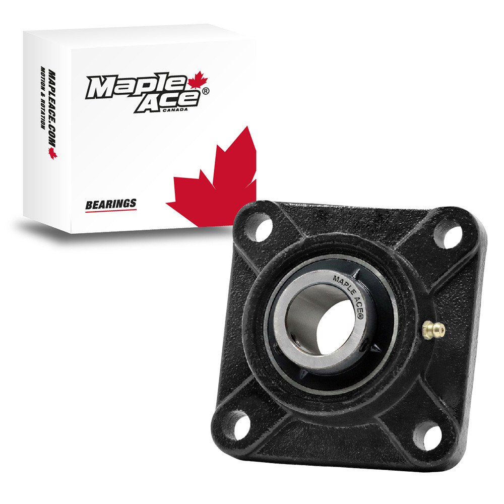UCF210 Flange Bearing 50mm Bore, 4-Bolt Self-Aligning, Solid Base (Qty 1)