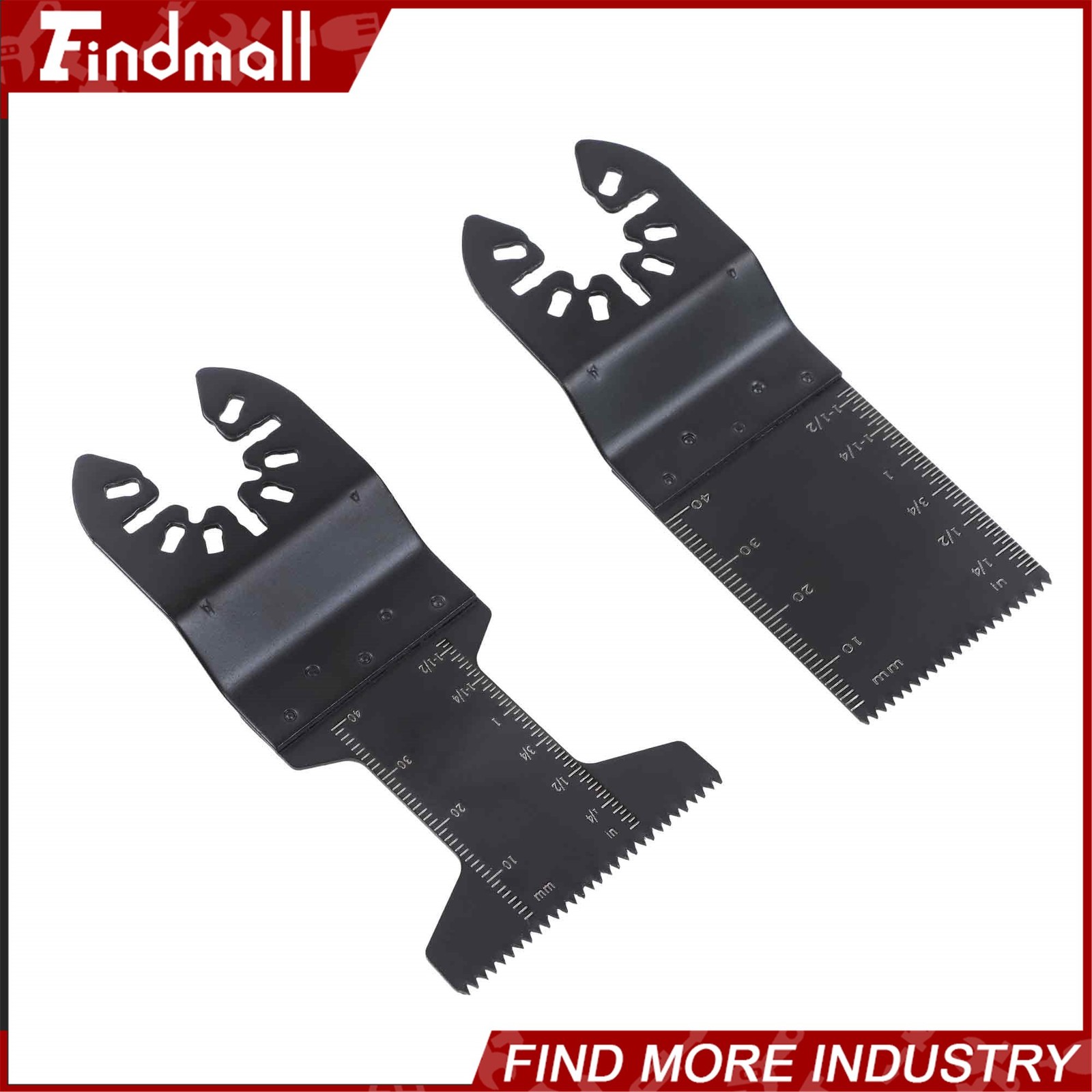 Findmall 100 PCS Multitool Blades Kit Japanese Tooth Oscillating Saw Blades