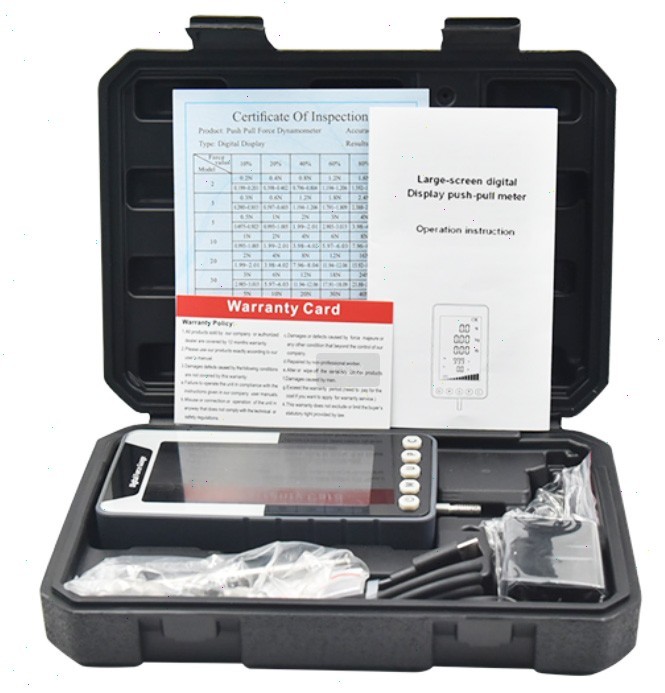 Digital Push-pull Meter with Max Load Value 3N 0.3Kg 0.65Lb Test Range 0.3-3N.m