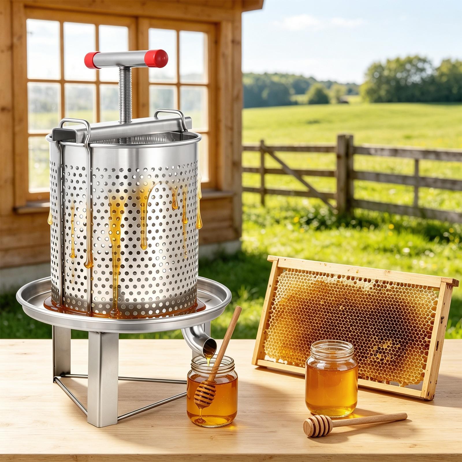 Honey Press Extractor Manual Honey Fruit Vegetable Juicing Press Machine