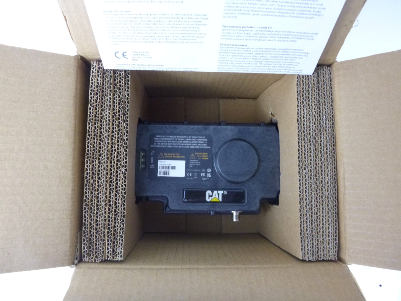 Caterpillar Trimble Minstar MS352 Precision GPS Receiver PN 371-7044 OPEN BOX