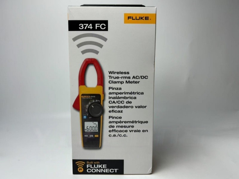1PC Fluke 374FC 600A ACDC TRMS Wireless Clamp Meter New Fast Shipping