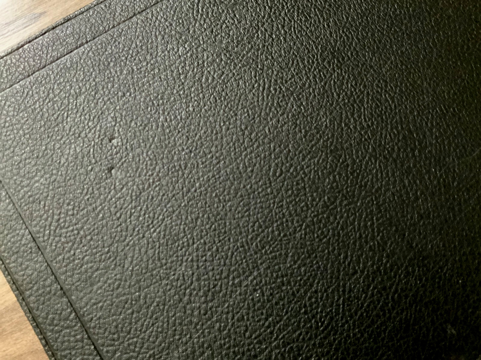 Vintage BOORUM PEASE Black Pebble ACCOUNT RECORD BOOK (4) Ring BINDER 14.5×10