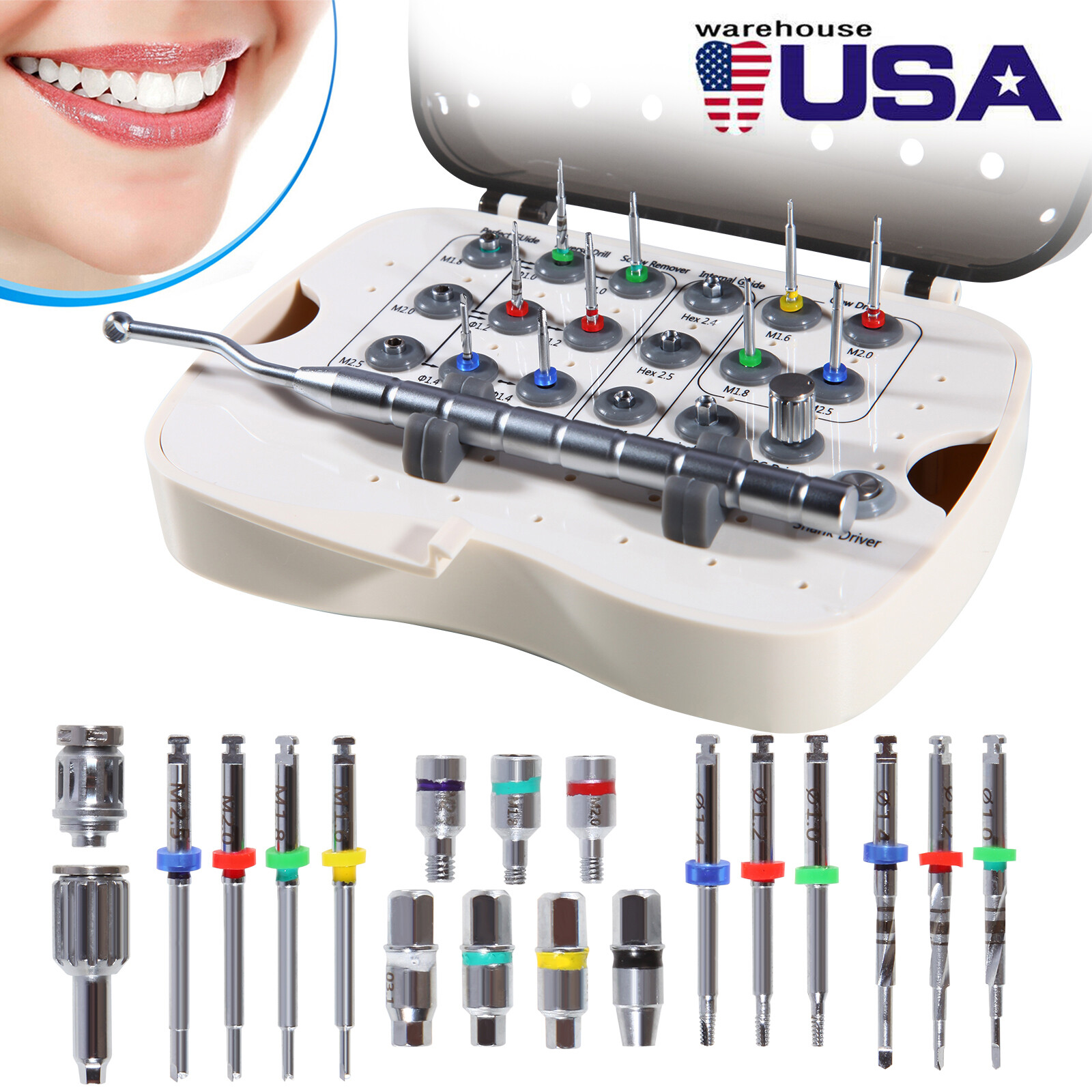 Dental Air Flow Teeth Polishing Polisher Handpiece Hygiene Prophy 4 Hole Tip B4