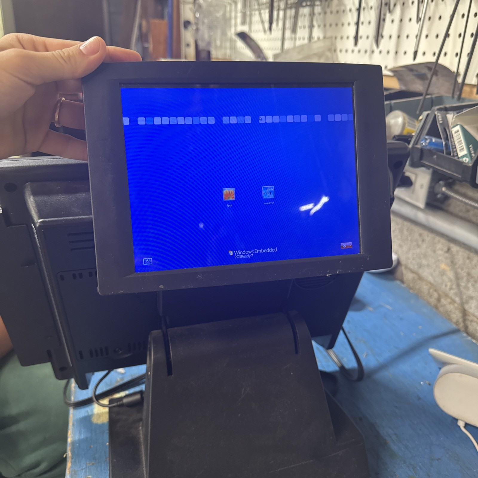 Touch Dynamic Breeze All in One Touchscreen POS System Working .Windows embedded