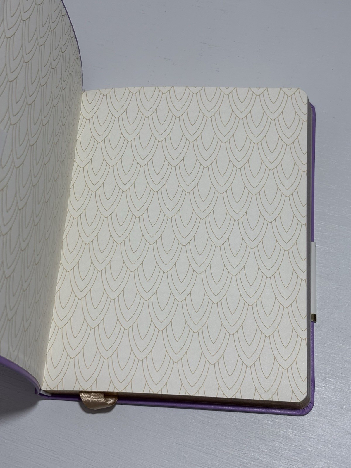PAPYRUS Purple Ruled Gilded Notebook Journal 240 Ivory Lined Pages with Bookmark