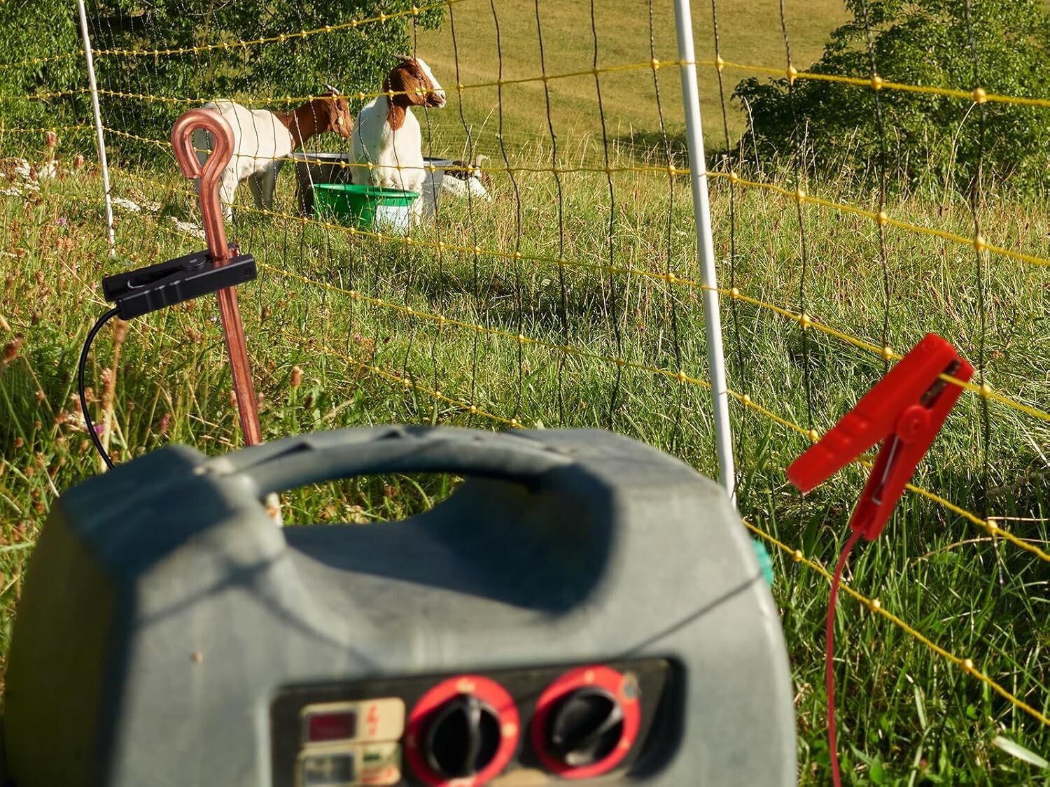 3Ft Electric Fence Wire, Solar Fence Charger Electric Fence Kit Connect Electric