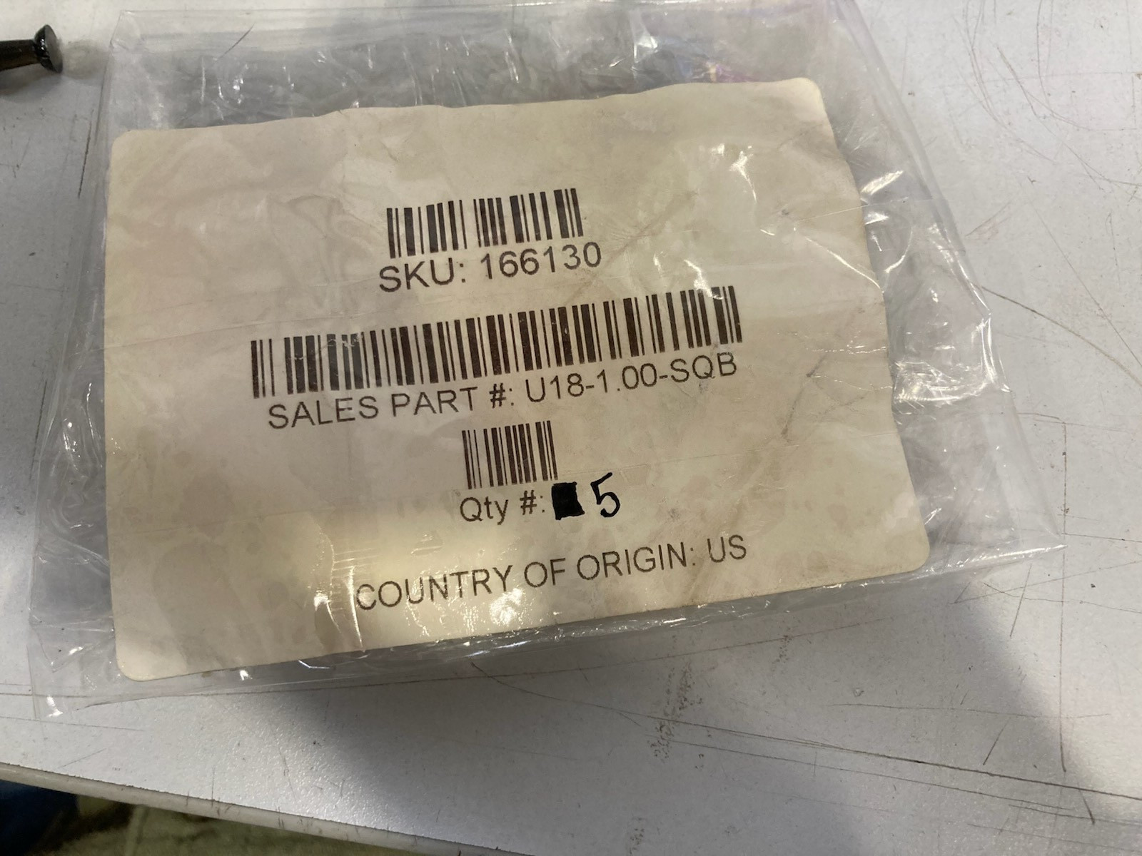 U18-1.00-SQB U-Cup Seal 1″ ID x 1-1/4″ OD x 1/8″ H 90A Urethane Hydraulics 5pc