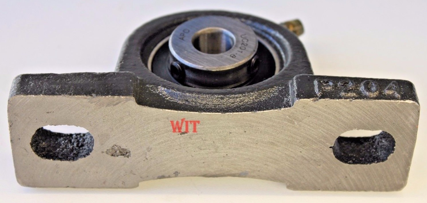 Premium UCP201-8 Pillow Block 1/2″ Bore Reinforced Cast Iron Housing SOLID BASE