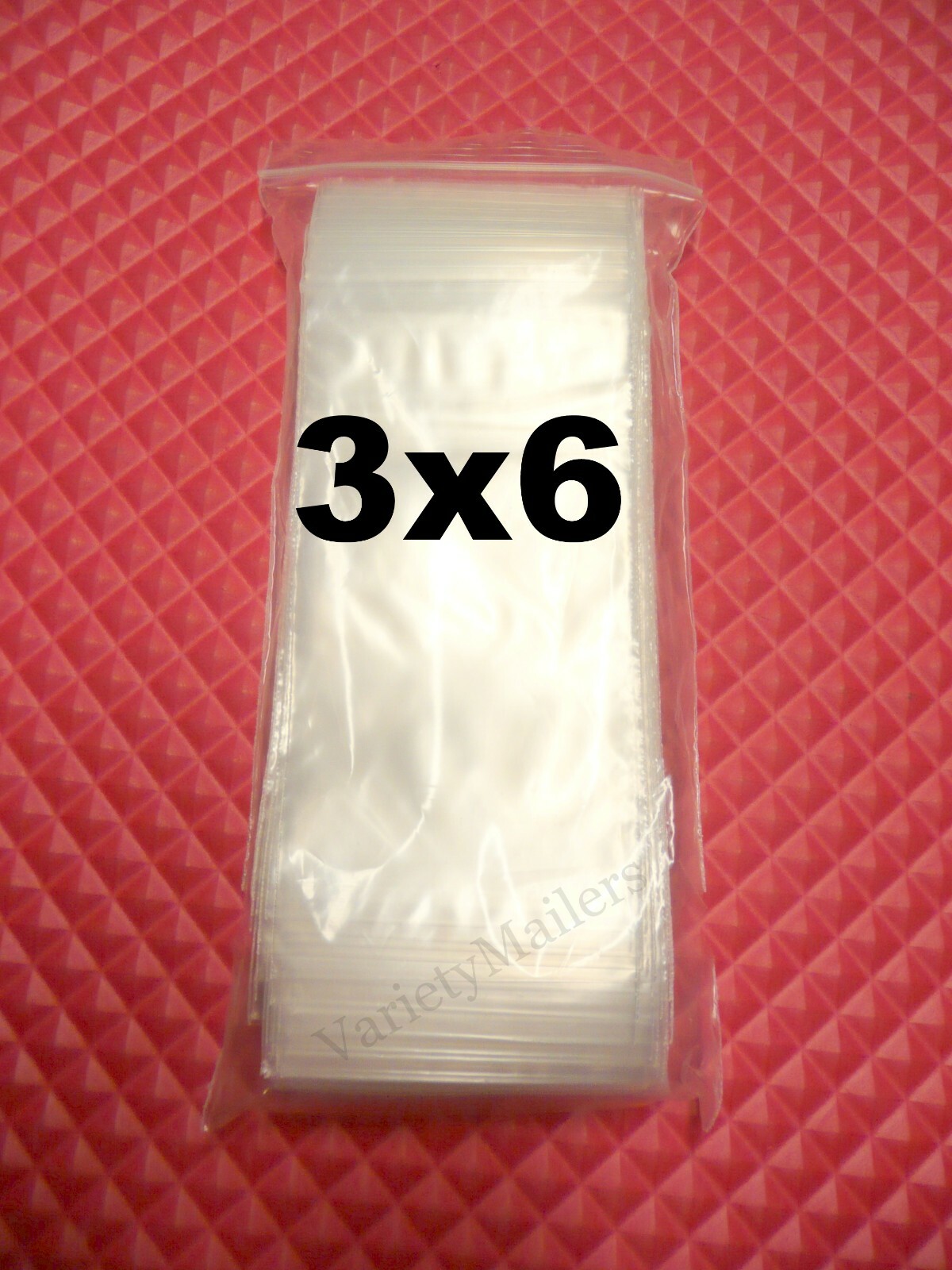 400 Reclosable Storage Bag Variety Pack 3×6 4×6 5×5 6×6 / 2 Mil Seal-Top Baggies