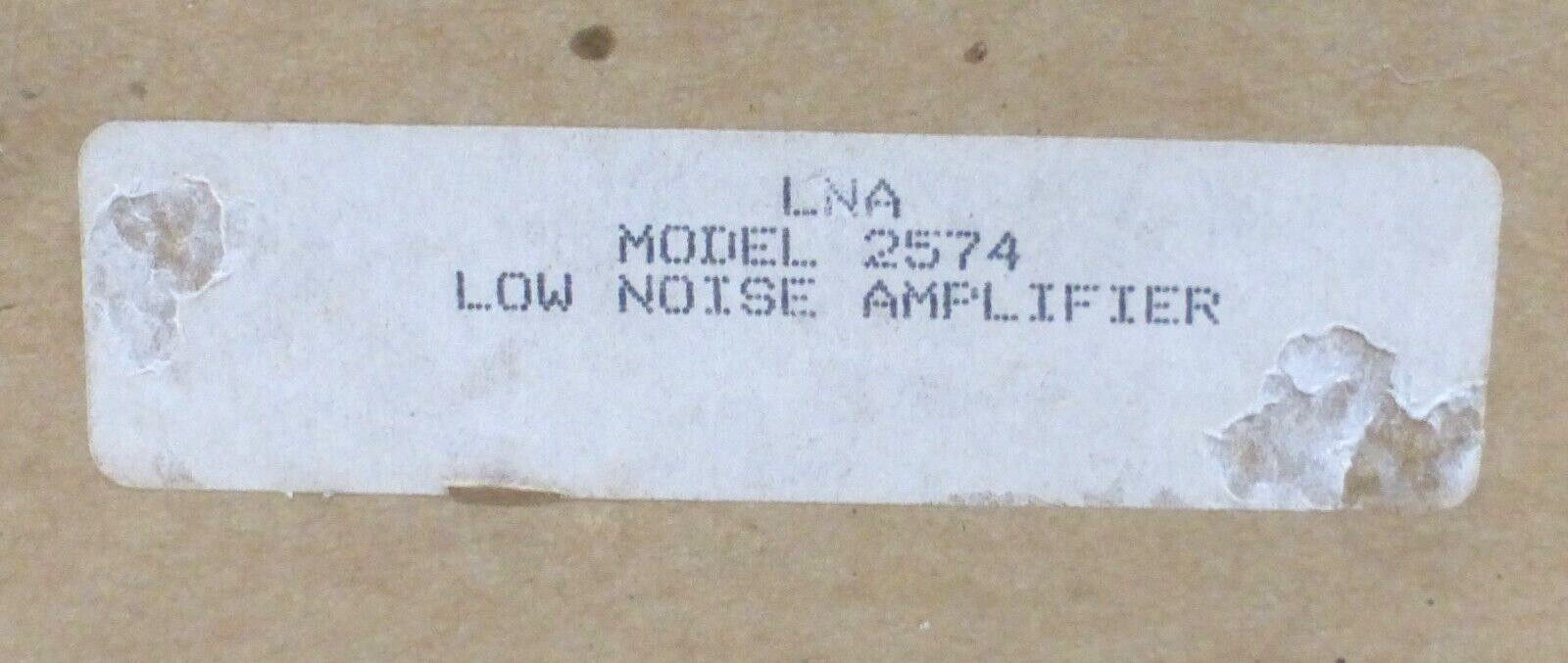 DRAKE Model 2574 Low Noise Amplifier, +15VDC SUPPLY 3.7-4.2GHz, NEW
