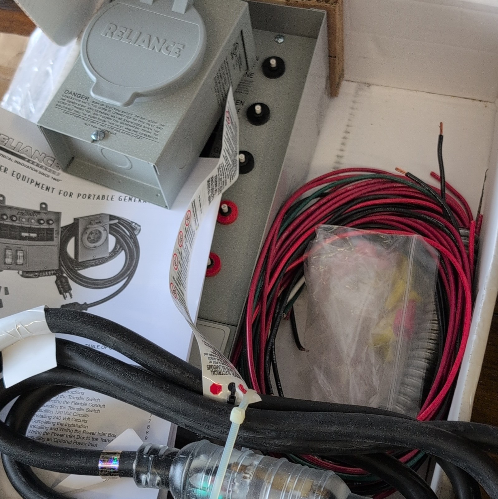 Reliance Controls ProTran Manual Transfer Switch Kit 30A 31410CRK